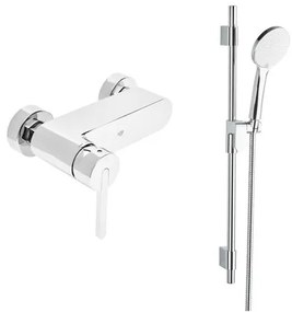 Sprchová batéria SAT Fusion so sprchovacím setom 150 mm chróm SATBSFU268TCHSET