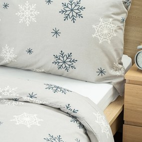 4Home Flanelové obliečky Snow Romance, 220 x 200 cm, 2 ks 70 x 90 cm