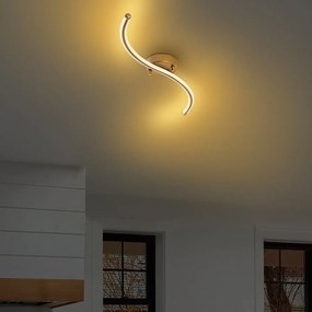 LED stropné svietidlo v zlatej farbe 10x67 cm Yilan – Opviq lights