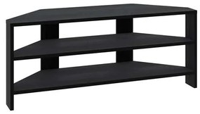 Rohový TV stolík Houseland Thales dub čierny