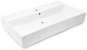 Umývadlo SAT Infinitio 80,5x46,5 cm s otvorom uprostred SATINF8046, 1 ks