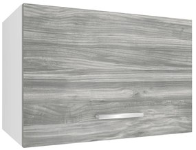Kuchynská skrinka Belini nad digestor 60 cm šedý antracit Glamour Wood  TOR SGP60/2/WT/GW1/0/E