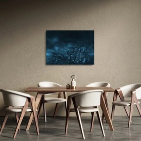 Sklenený obraz - Mimozemská misia (70x50 cm)