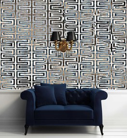 Gario Fototapeta Zlatý geometrický vzor, glamour Materiál: Vliesová, Rozmery: 400 x 280 cm