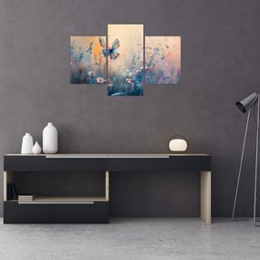 Obraz - Lúka s motýľom II. (90x60 cm)