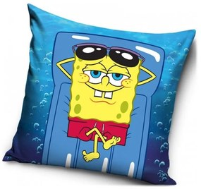 Vankúš SpongeBob na lehátku - 40 x 40 cm