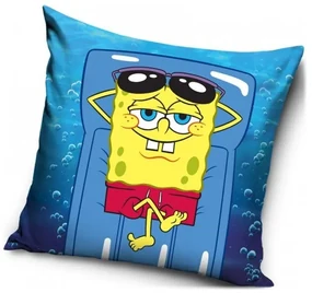 Vankúš SpongeBob na lehátku - 40 x 40 cm