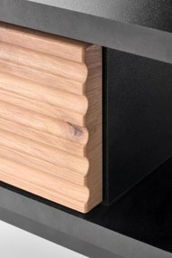 Konferenční stolek Murano LAW-1 dub artisan/černý