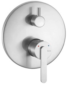 Rea Ontario, podomietková sprchová súprava s I-Box montážnym systémom, brúsená oceľ, REA-P5503