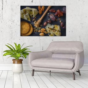 Obraz so sušeným ovocím (90x60 cm)