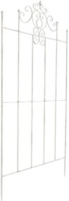 2x Mriežka na popínavé rastliny Paula - 180 x 85,5 cm - Biela antik