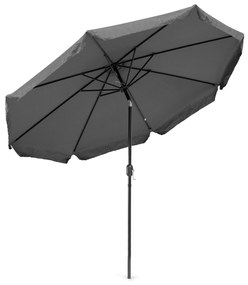 ModernHome Veľký záhradný slnečník 3m - sivý