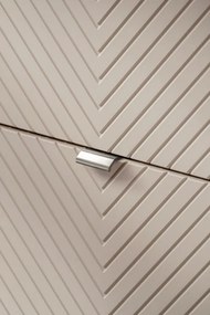 Závesná skrinka pod umývadlo Viva Cashmere s doskou 160 cm kašmír/dub coast evoke
