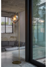 Stojacia lampa v zlatej farbe (výška 160 cm) Rakel - Light &amp; Living