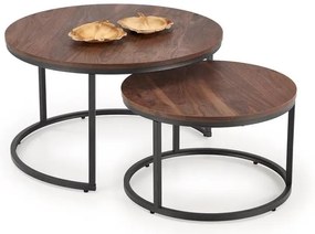 KONFERENČNÝ STOLÍK DAVINO ORECH + ČIERNY