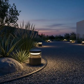 Ideal Lux - LED Vonkajšia lampa BOEING LED/14W/230V 15 cm IP65 čierna