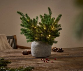 LED jedľové vetvičky, 3 ks