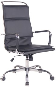 Kancelárska stolička Bedford ~ koženka - Čierna