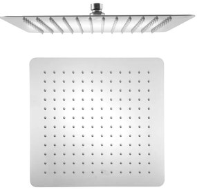 Hlavová sprcha z nehrdzavejúcej ocele v lesklo striebornej farbe Slim – Sapho