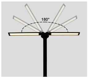 BERGE LED dvojitá stolná lampa 8W - BRUSEL