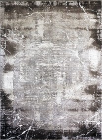 Koberec Mitra 3002 BEIGE – béžovo-sivý vzorovaný obdĺžnik Rozmer: 80x150 cm