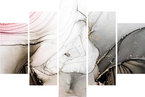 Obraz - Mramorový atrament (150x105 cm)