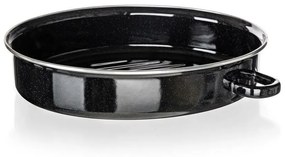 Banquet 2-dielny oválny smaltovaný pekáč CULINARIA Black, 38 cm