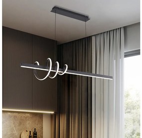 ONLI - LED Luster na lanku SWING LED/30W/230V 4000K čierna