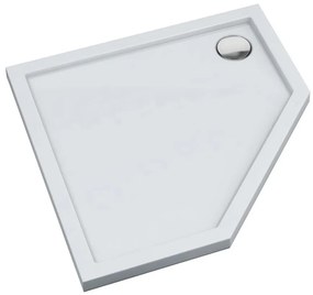 Päťuholníková vanička Espera Aqm2398 90x90x5 biela