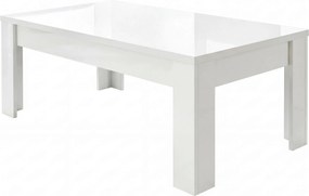 XXXLutz KONFERENČNÝ STOLÍK, biela s vysokým leskom, kompozitné drevo, 122/65/45 cm MID.YOU - Online Only obývacie izby - 001844007101