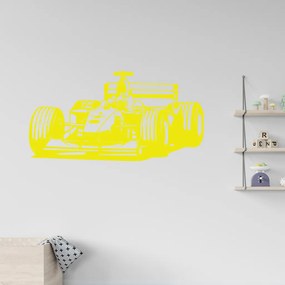 Veselá Stena Samolepka na stenu na stenu Formula Farba: žlutá, Veľkosť: 100 x 51 cm