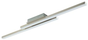 EGLO Chytré stropné LED osvetlenie FRAIOLI-Z, 2x17W, teplá biela-studená biela, RGB, strieborné