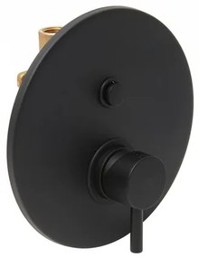 Sprchová batéria Paffoni Light s prepínačom čierny mat LIG015NO, 1 ks