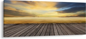 Obraz - Mólo s výhľadom (120x50 cm)