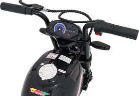 Elektrická motorka SUPERMOTO čierna