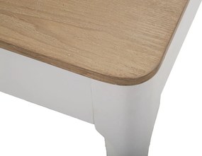 Jedálenský stôl Matera 180 cm biely/hnedý