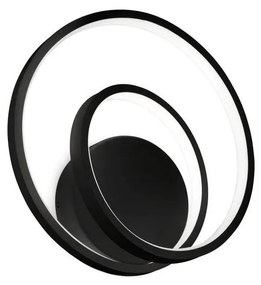 Ideal Lux - LED Stmievateľné nástenné svietidlo OZ LED/28W/230V CRI 90 čierna