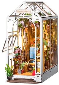RoboTime - LED Zarážka na knihy Garden house 3D puzzle 2xAAA