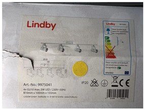 Lindby Lindby - LED Bodové svietidlo SULAMITA 4xGU10/5W/230V LW1138