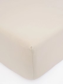 Jersey plachta do postieľky Classic 60 x 120 cm – prírodná