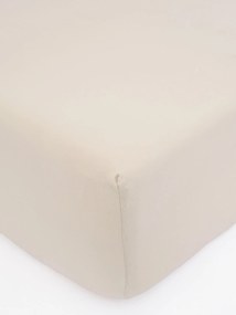 Jersey plachta do postieľky Classic 60 x 120 cm – prírodná