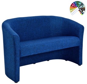 Kancelárska sedačka KELLY 2-sedák čalúnenie KOŽA