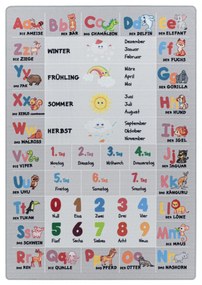 Ayyildiz, Kusový koberec Play 2904 grey, 140x200, viacfarebná, detská izba