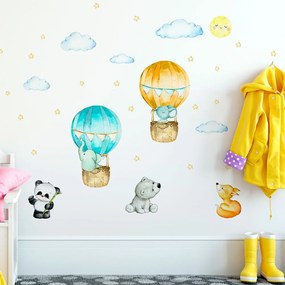 Detské samolepky na stenu Ambiance Balloons and Stars