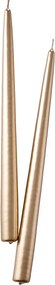 TWIN FLAME Sada sviečok 2 ks 31 cm - zlatá