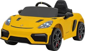 Elektrické autíčko Porsche Spyder RS 718 Lakier žlté