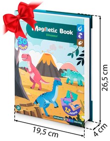 Ricokids Magnetická kniha Puzzle Dinosaury RK-770