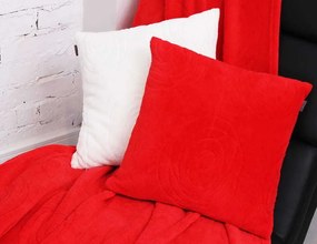 Obliečka na vankúš FLORI 40x40 cm - červená