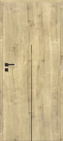 Classen CPL Interiérové dvere 70 P, 746 × 1985 mm, CPL laminát, pravé, dub Hamilton, plné
