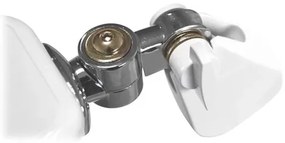 LED Stmievateľná stolná lampa s lupou LED/10W/230V biela